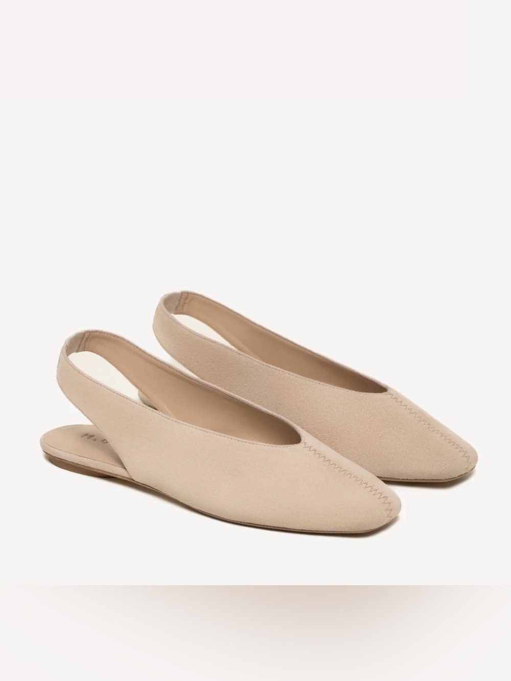 M Gemi The Una Slingback in sand suede size 38.5(8)